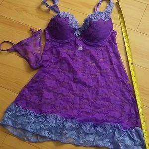 Just Sexy Lingerie top w G-string